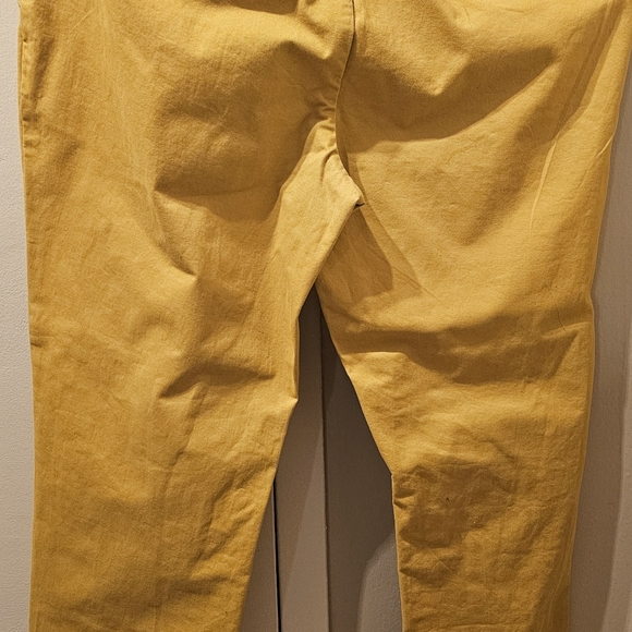 Tommy Hilfiger Slim Fit Chino Khaki Mustard  Men's Pants  V-G - Picture 3 of 5